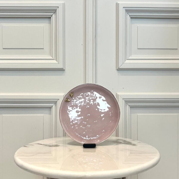 Plat rose 21cm