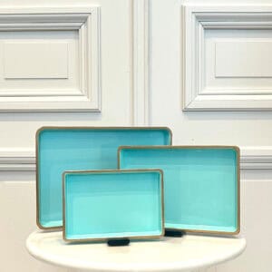 Plateaux turquoise