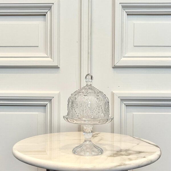 Bonbonnière en verre diamètre 13,5cm